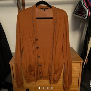 Gucci Burnt Orange Cardigan in Large